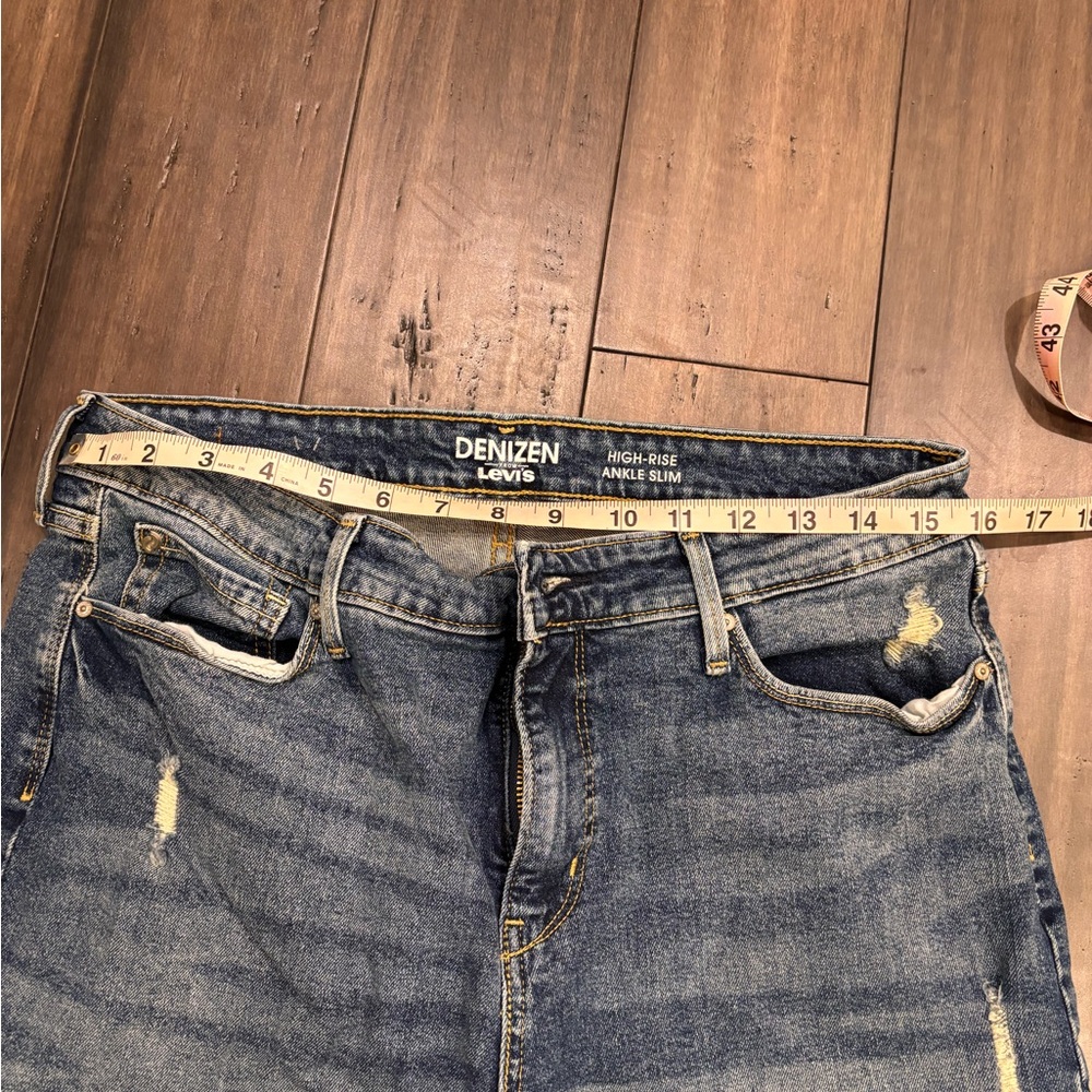 Women's Denizen by Levi’s High-Rise Ankle Slim Jeans - Blue size 14